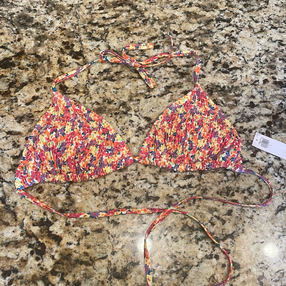 Only Navy NWT Smocked bathing suit top